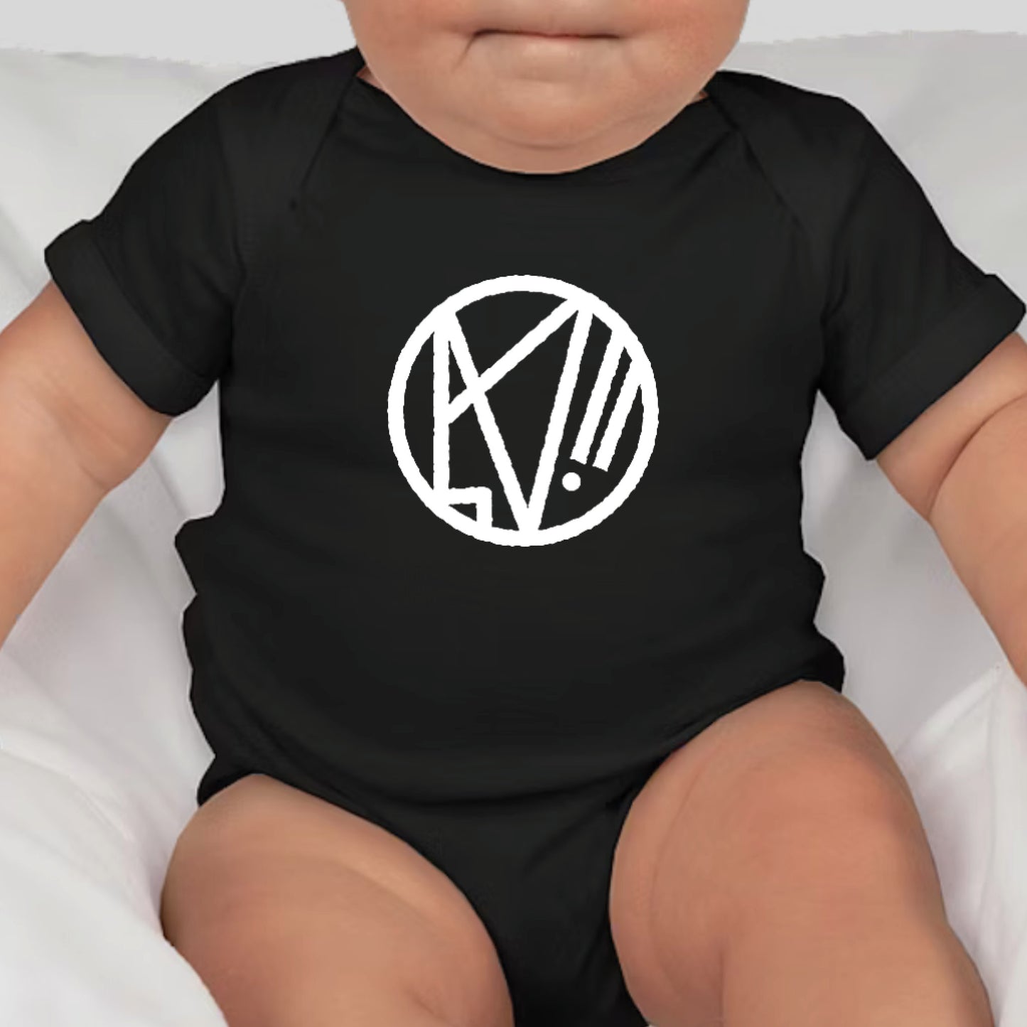 YIVO Retro Logo Baby Onesie