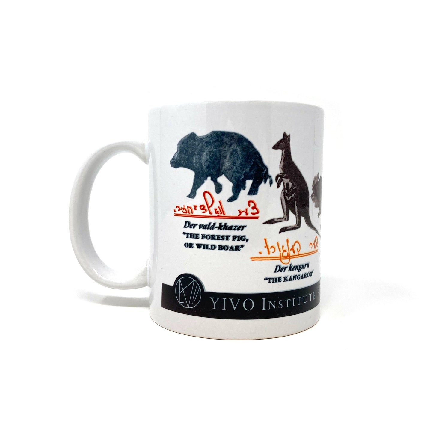 Yiddish Animals Mug (Misprinted)