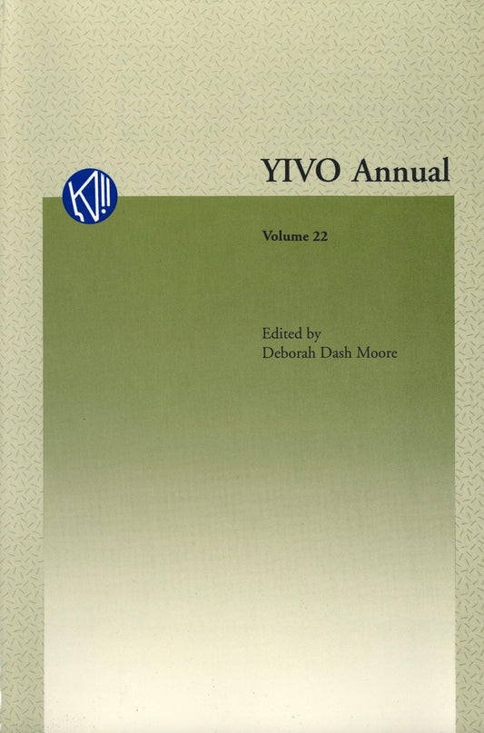 YIVO Annual: Volume 22