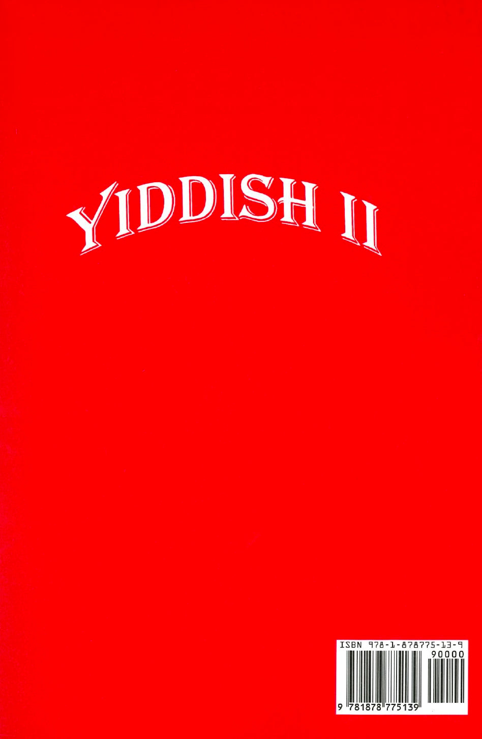 Yiddish II: An Intermediate and Advanced Textbook