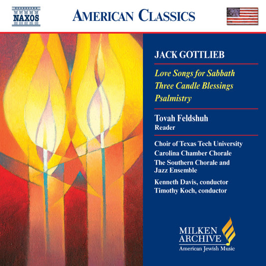 Jack Gottlieb : Love Songs for Sabbath - Three Candle Blessings - Psalmistry CD
