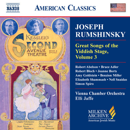 Great Songs of the Yiddish Stage, Volume 3 CD