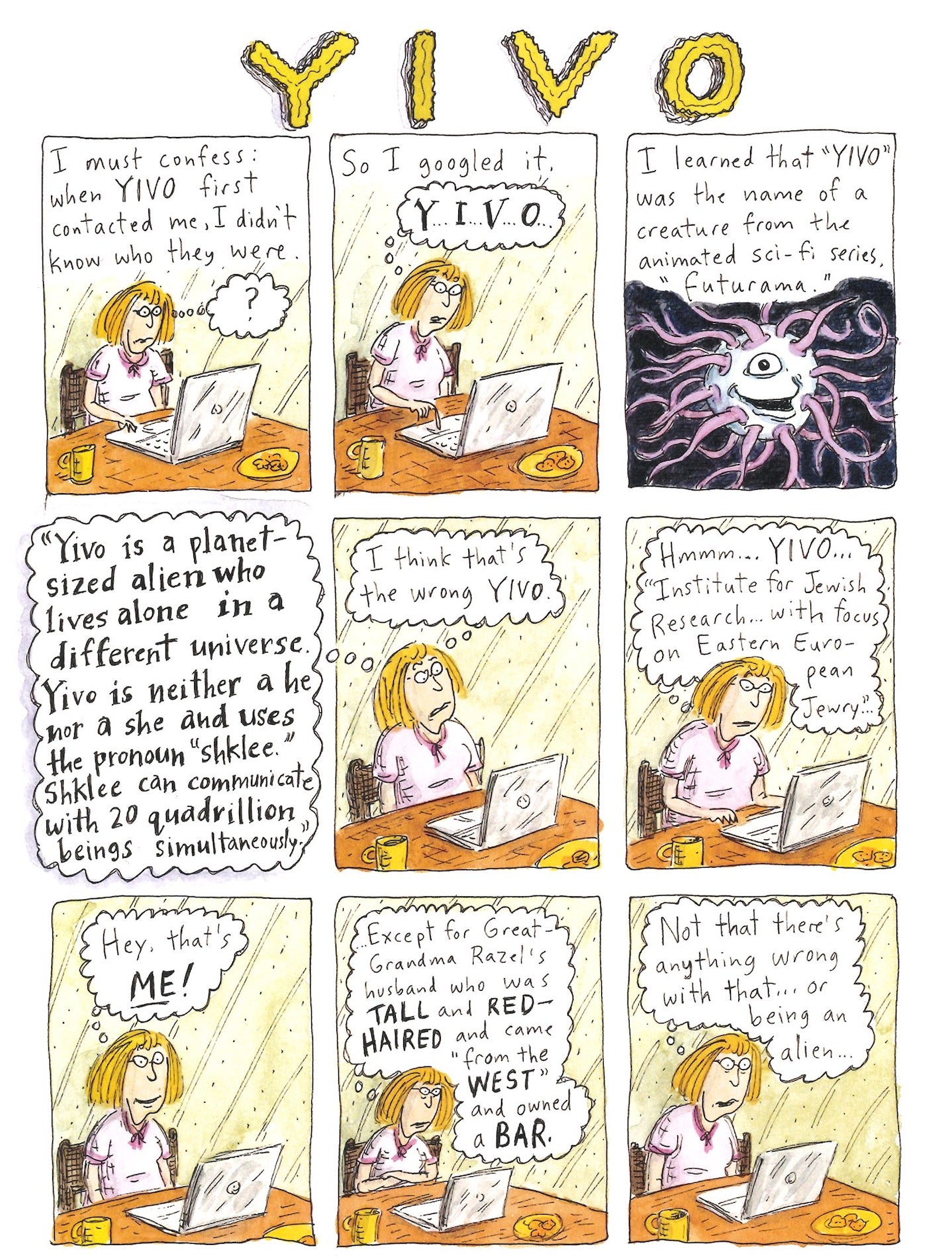 Roz Chast YIVO Print