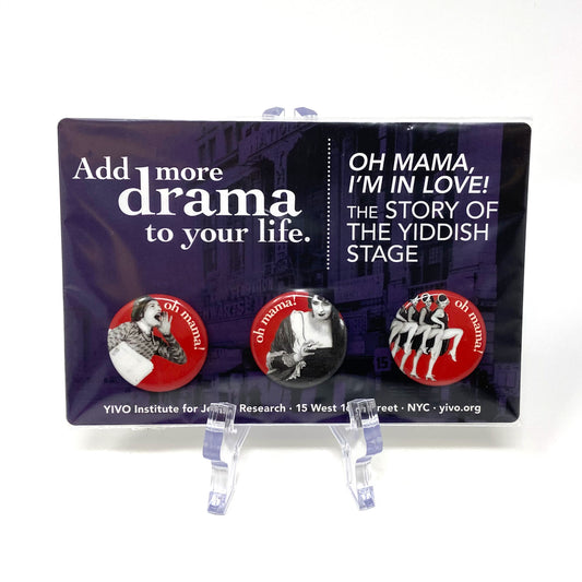 The Story of the Yiddish Stage Button Set